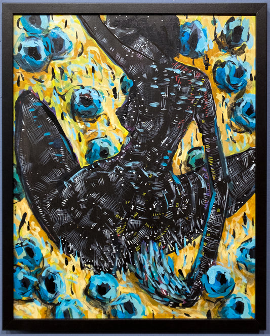 Blue Flowers by Faring Purth & Daniel Jesse Lewis