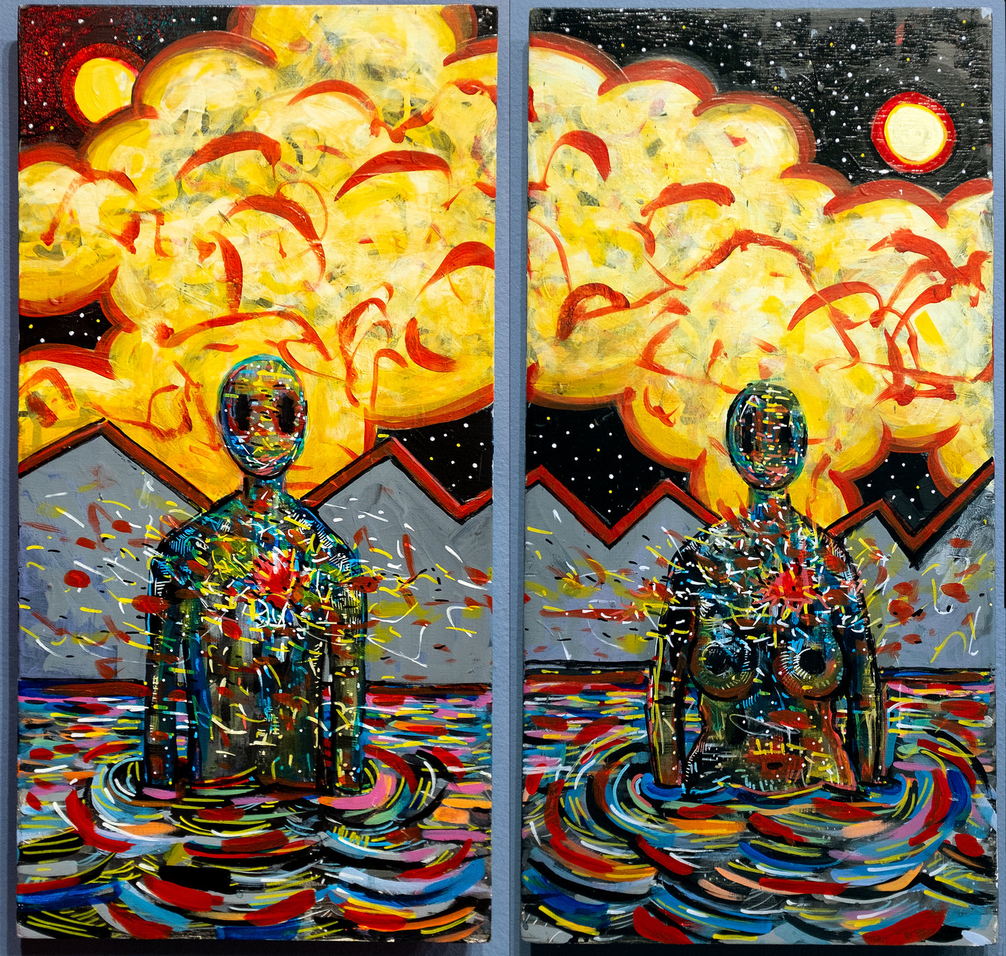 We let ourselves go into the night by Faring Purth & Daniel Jesse Lewis