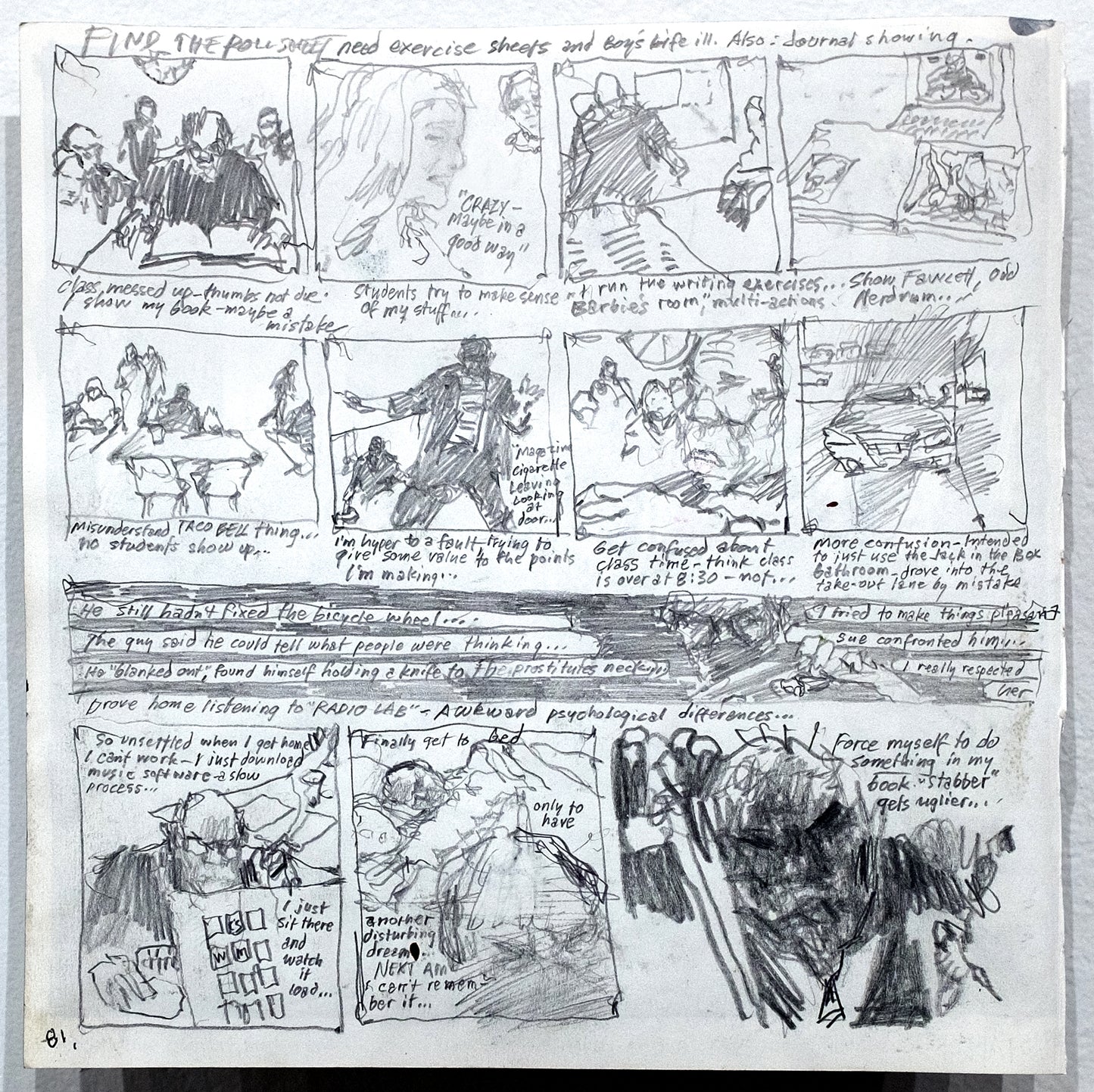 Journal #211 Pgs. 80 & 81 by Barron Storey