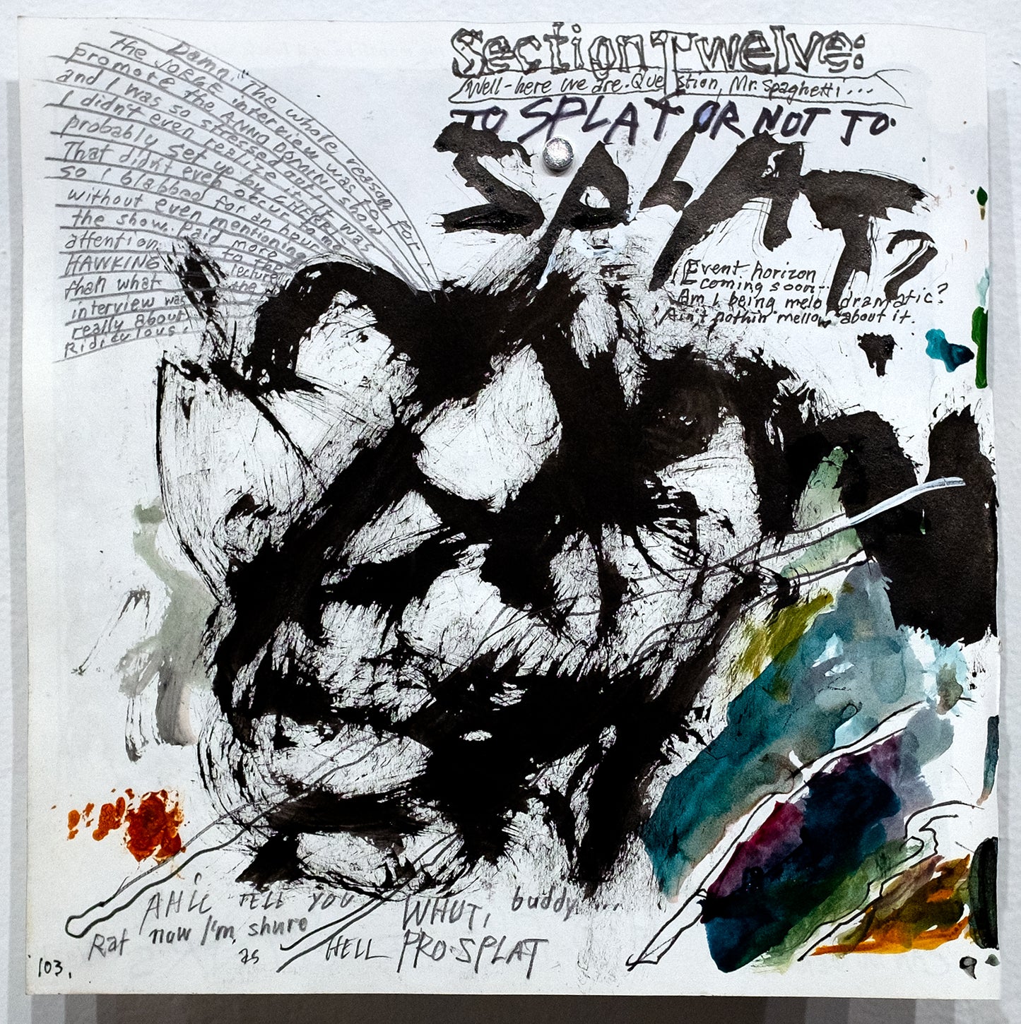 Journal #222, Pgs. 102 & 103 by Barron Storey