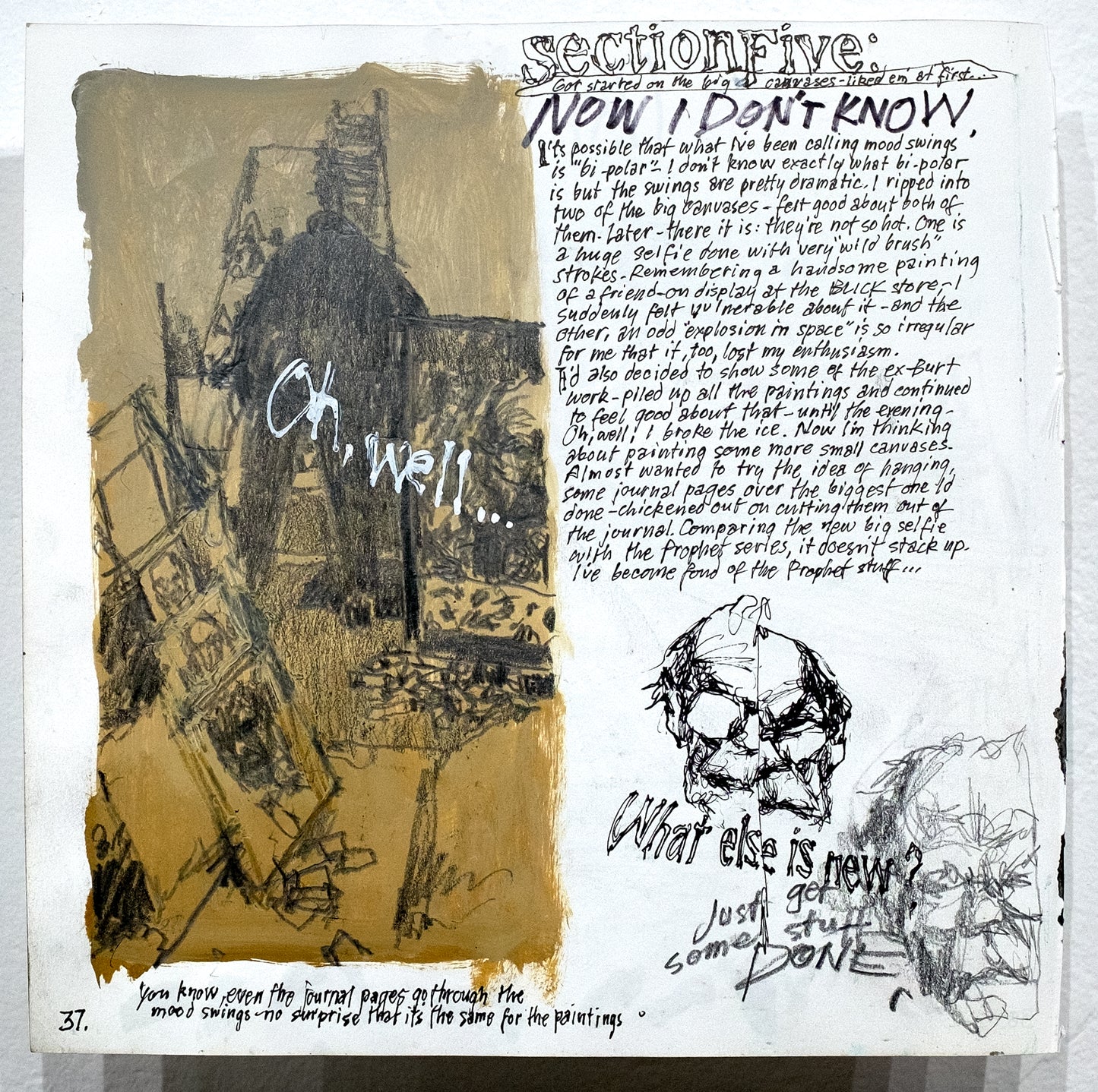 Journal #222, Pgs. 36 & 37 by Barron Storey