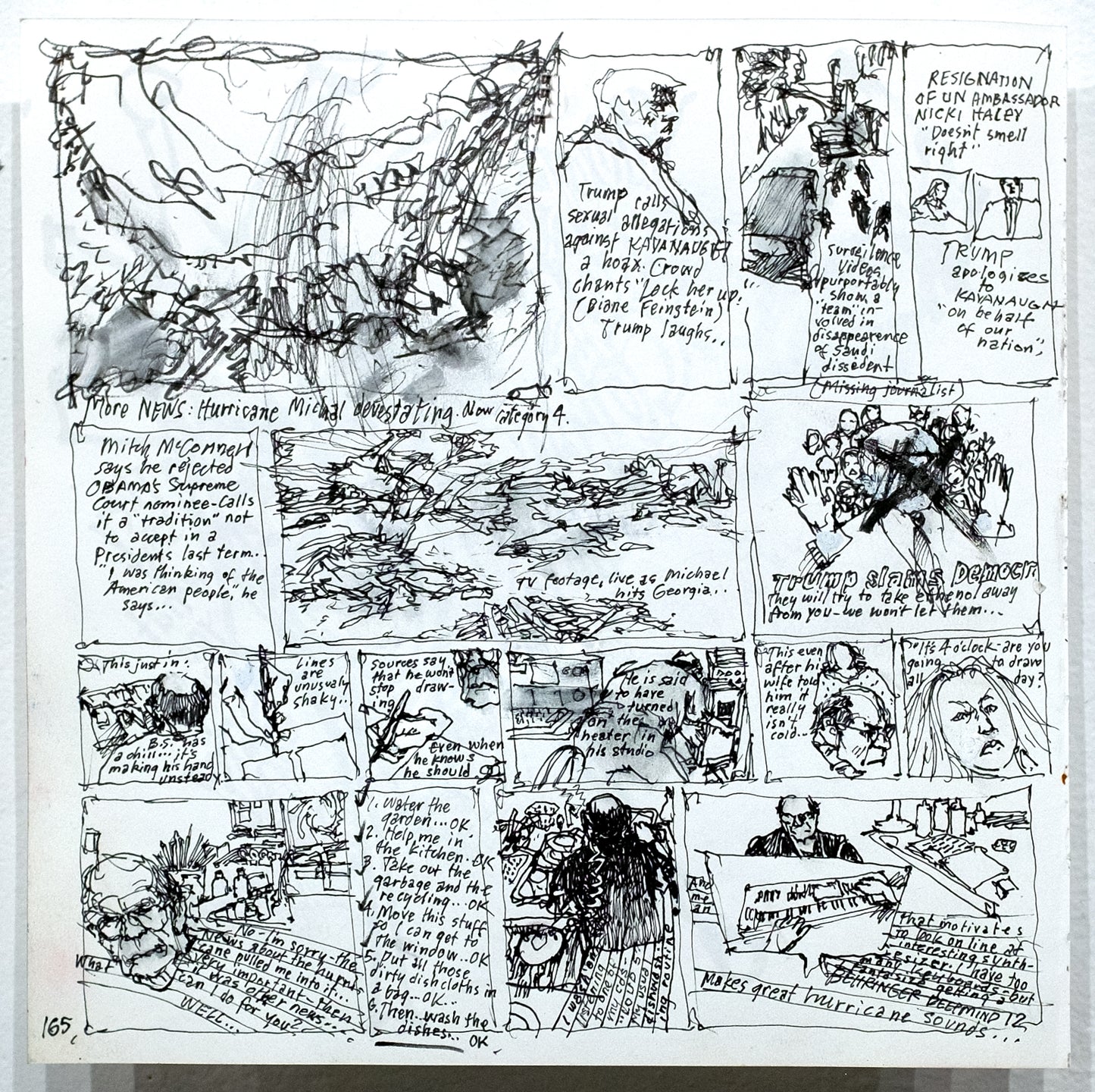 Barron Storey Journal #226, Pgs. 164 & 165