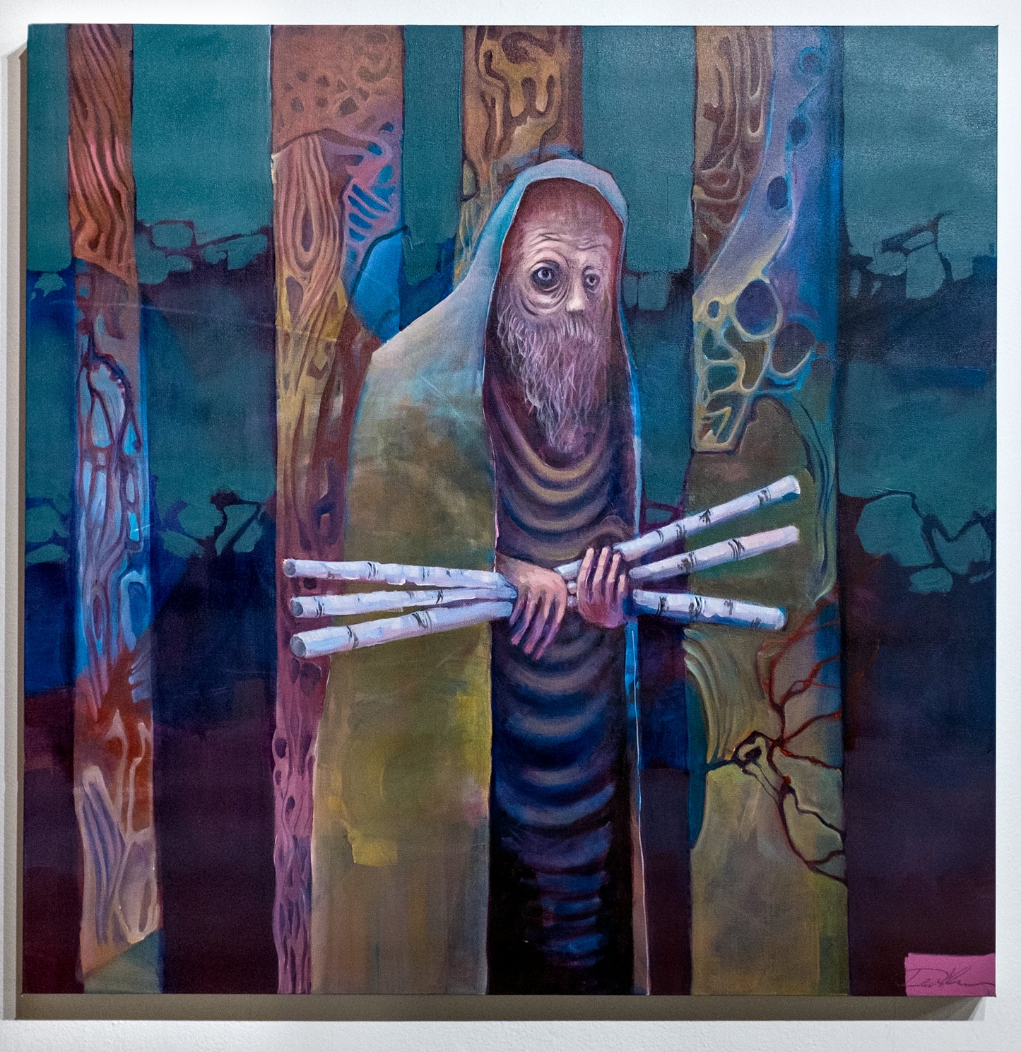 Tall People Made of Wood by Denis Korkh