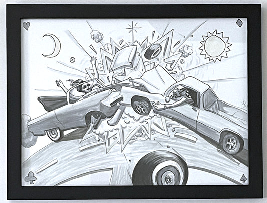 First Kiss drawing by Jake Watling