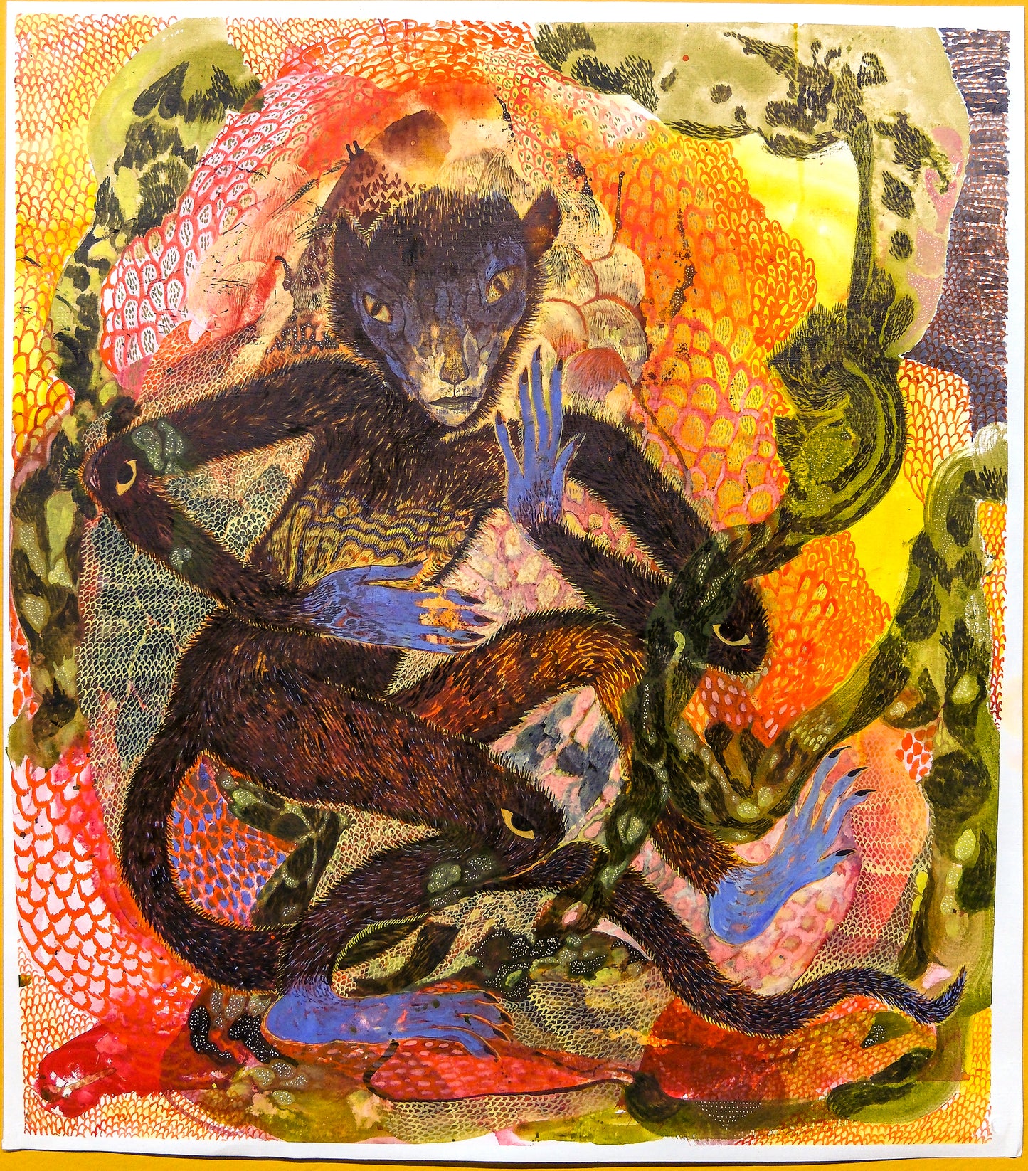 The Blue Monkey by Céline Lyaudet