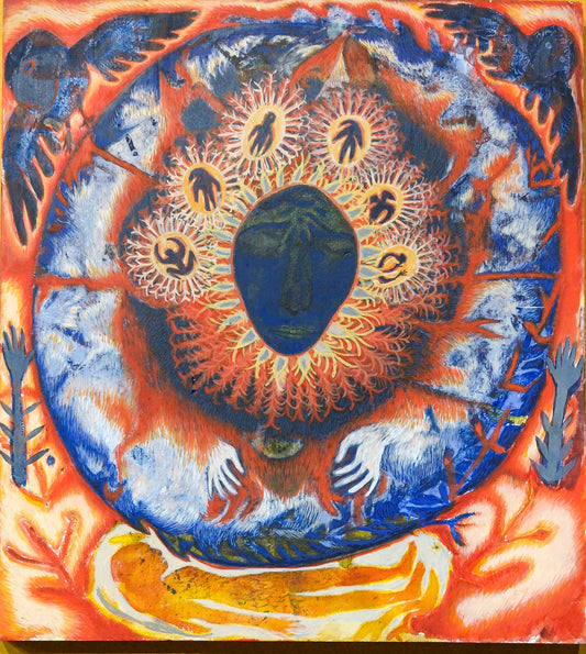 The Smiling Blue God by Céline Lyaudet