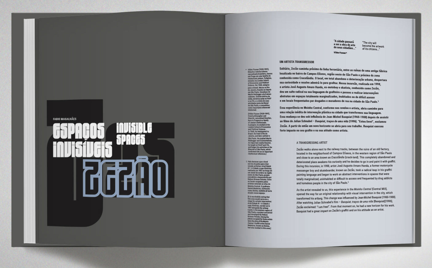 25 years of Zezao _ Invisible Spaces Book