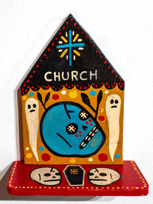 Yellow Church by Mike Egan